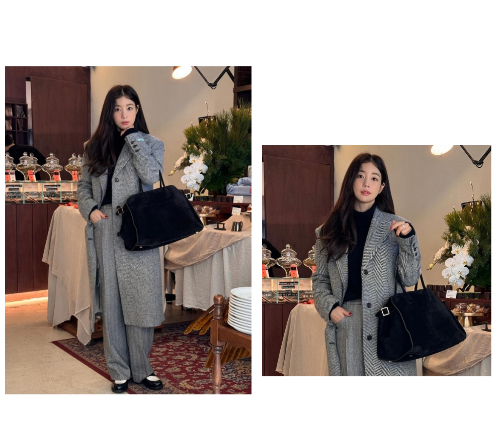 더로우 인디아 12 파크백 블랙 - 허시백 가방